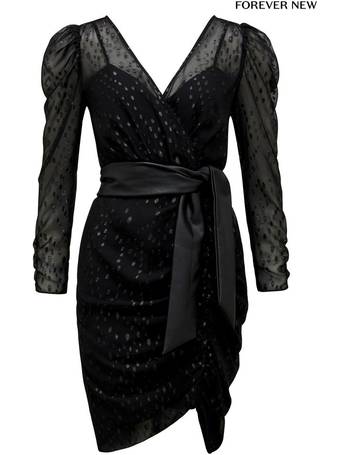 Forever new hotsell ruched metallic dress