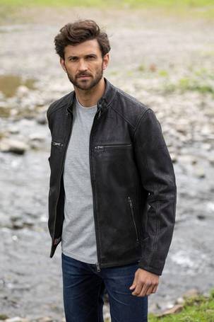 Mens leather hot sale jackets debenhams