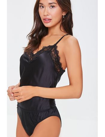 Shop Forever 21 Black Lace Bodysuits For Women up to 70% Off