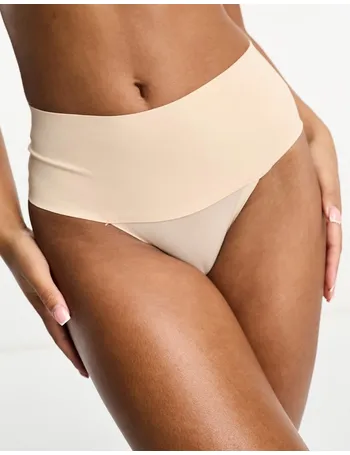 Spanx Everyday Shaping thong in beige