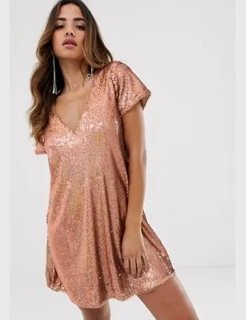 tfnc sequin shift dress