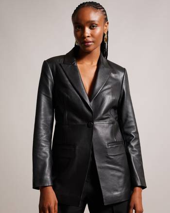 Ted baker structured deals bow waist jacket