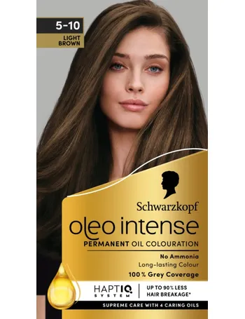 2 X Schwarzkopf Oleo Intense Permanent Colour 1-10 Intense Black