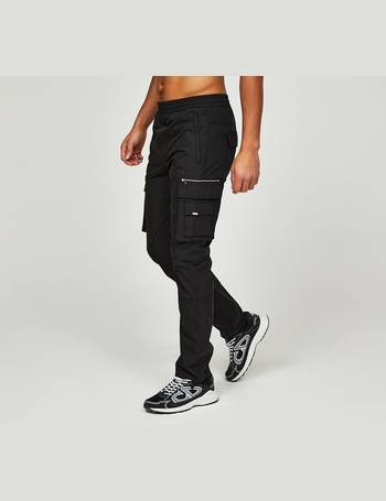 ENYMI Stretch Tech Cargo Pants, Black