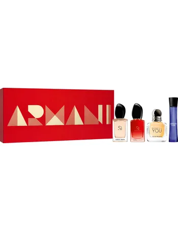 armani miniature perfume set boots