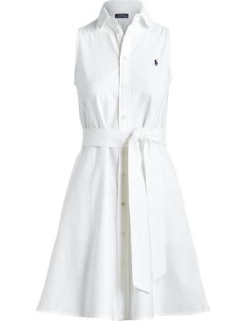Shop Polo Ralph Lauren Women's White Shirt Dresses up to 30% Off |  DealDoodle