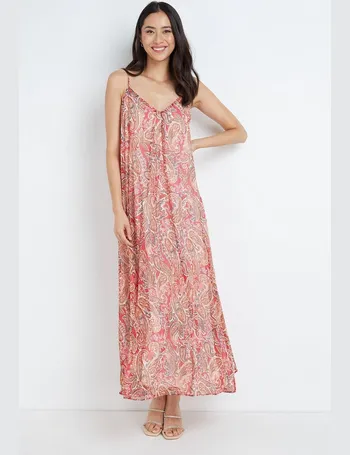 Wallis red best sale paisley dress