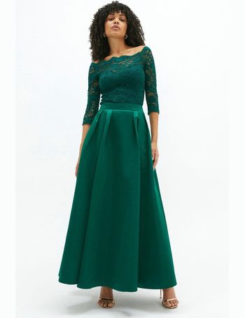 coast structured satin maxi skirt