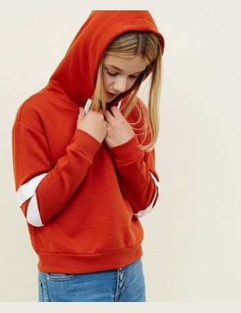 new look red hoodie