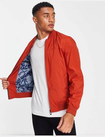 lobster wadded bomber jacket