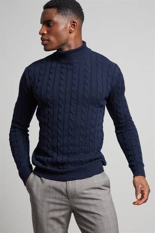 mens navy jumpers uk