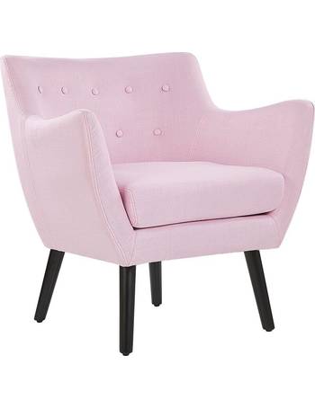 Beliani Pink Armchairs Dealdoodle, Pink Armchairs Uk