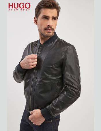 Hugo lachlan leather clearance jacket