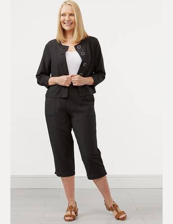 Debenhams Womens Beige Linen Trousers Size 14 L32 in Regular  Preworn Ltd