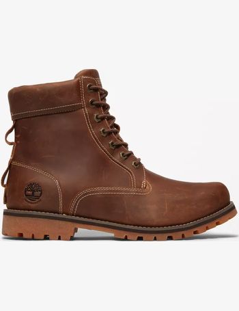 timberland mens slim 6 inch boots oakwood leather