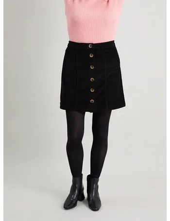 Black cord hotsell skirt tu