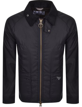 Barbour beacon trinder wax best sale jacket navy