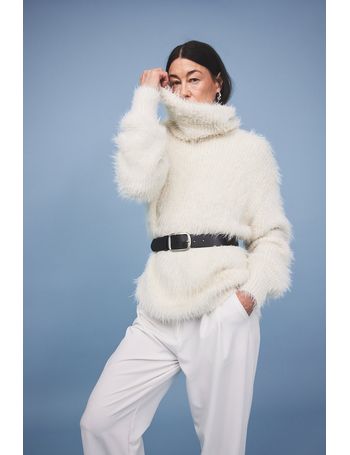 Turtleneck Knitted Cable Sweater