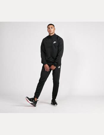 nike poly tracksuit navy