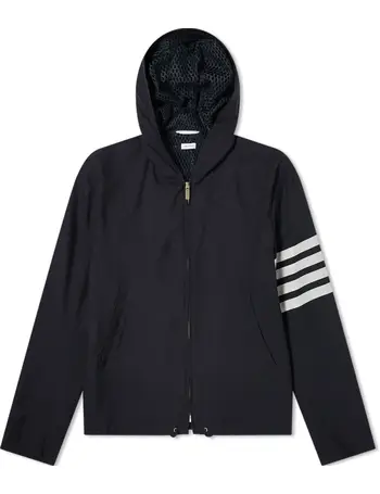 4 BAR FOOTBALL SIDELINE PARKA IN POLY TWILL for Men - Thom Browne