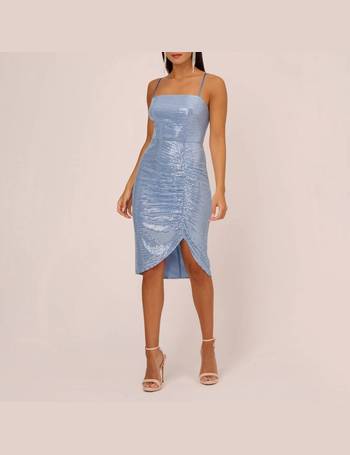 Shop Adrianna Papell Women s Ruched Dresses up to 70 Off DealDoodle