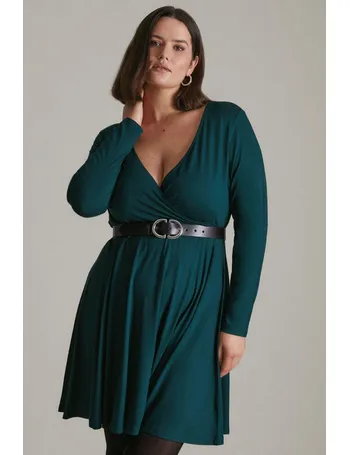 Shop Karen Millen Women's Green Wrap Dresses up to 80% Off