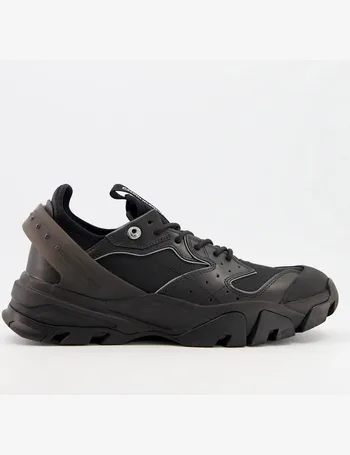 black calvin klein chunky trainers