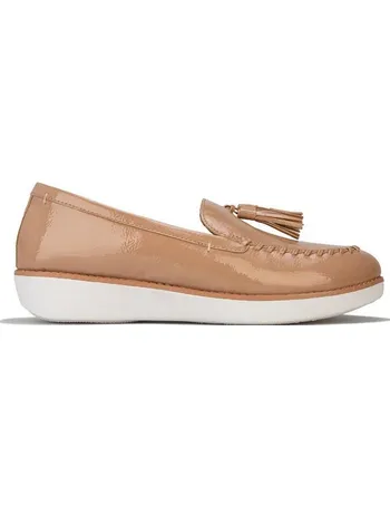 fitflop petrina leather moccasin loafers