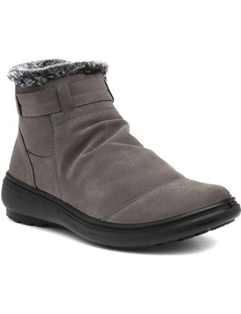 shoe zone grey boots