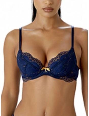 Gossard Glossies Lace Plunge Bra Eclipse