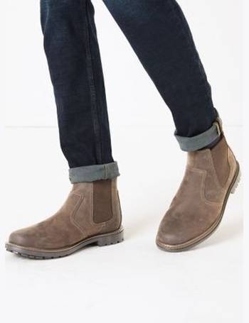 marks and spencer mens suede chelsea boots