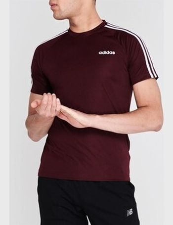 adidas 3 stripe sereno t shirt mens