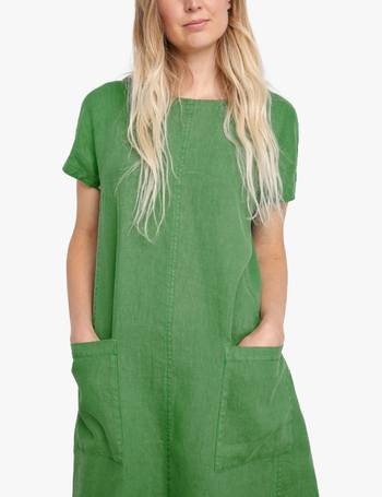 seasalt green velvet dress