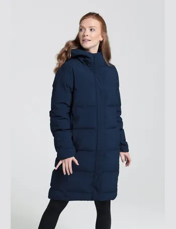 polar hybrid womens long down jacket