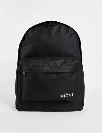 Mens Nicce Core Black School/College Pencil Case And Backpack 
