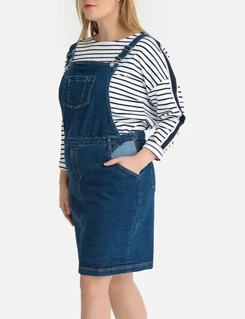 Denim Dungaree Pinafore Dress