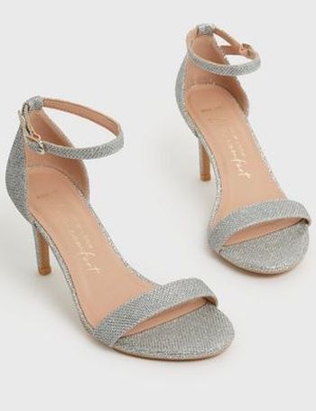 New look wide on sale fit silver sandals