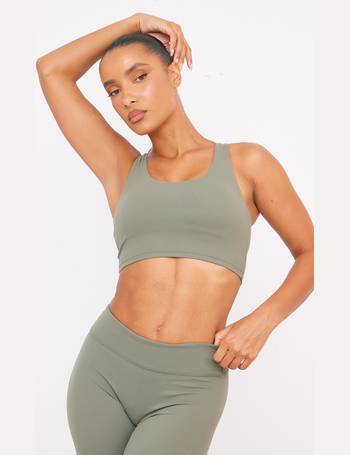 Charcoal Sculpt Double Layer Padded Sports Bra