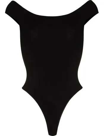 KHAITE The Rafael off-shoulder Bodysuit - Farfetch