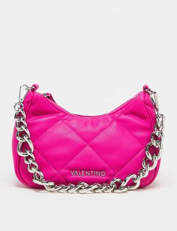 Valentino Bags Relax crossbody embossed bag in hot pink