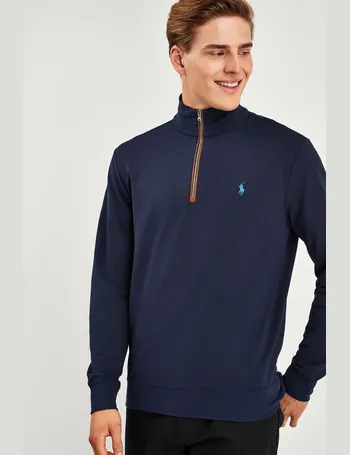 ralph lauren zip neck jumper