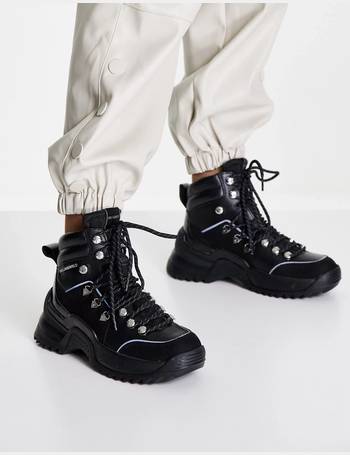 Punktlighed lanthan ekskrementer Shop Karl Lagerfeld Women's Chunky Lace Up Boots up to 50% Off | DealDoodle
