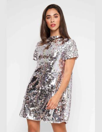 tfnc sequin shift dress