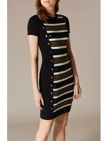 karen millen stripe dress