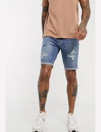 hollister jean shorts mens