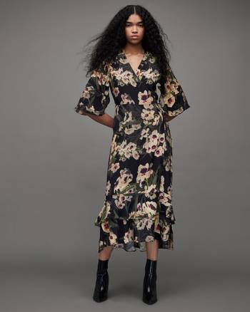 Shop Allsaints Wrap Dresses for Women up to 70 Off DealDoodle