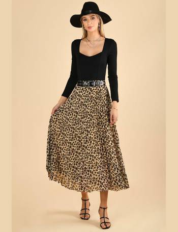 Shop Jolie Moi Women s Pleated Maxi Skirts up to 55 Off DealDoodle