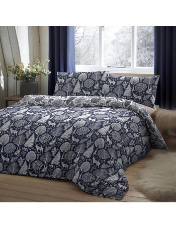 fusion winter forest duvet set