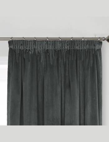 Clever velvet lined pencil pleat single door curtain in honey,  gold-coloured, So'home