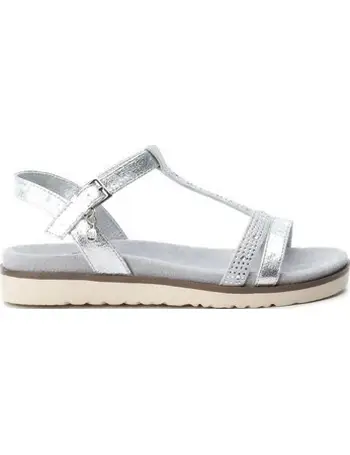 Xti silver hot sale sandals